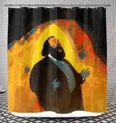 A Shower of Music: Luxury Musical Notes Curtain - Beyond T-shirts